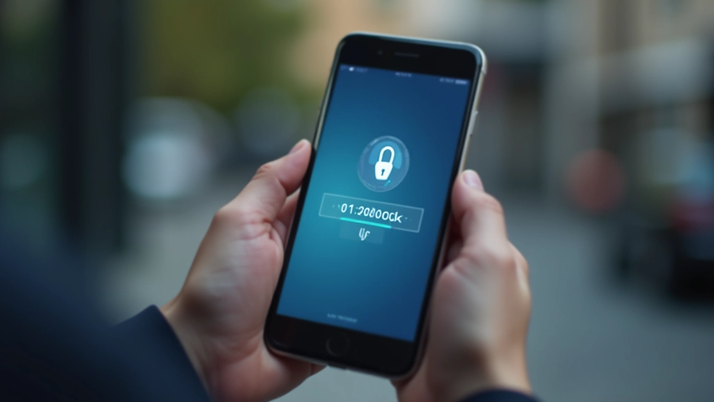 Mobilaus telefono ekranas su dviejų faktorių autentifikacijos kodu ir saugumo ženklu